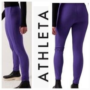 ATHLETA Glacier Snow Skinny Pant in Royal Purple Sz 4 NWT